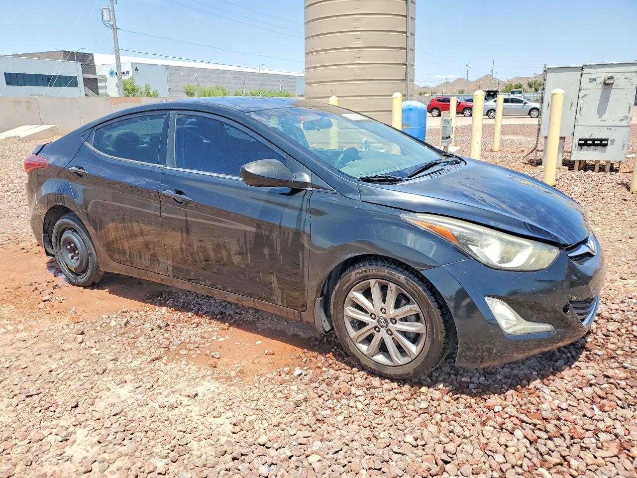2015 Hyundai Elantra Se Black vin: 5NPDH4AE3FH590203