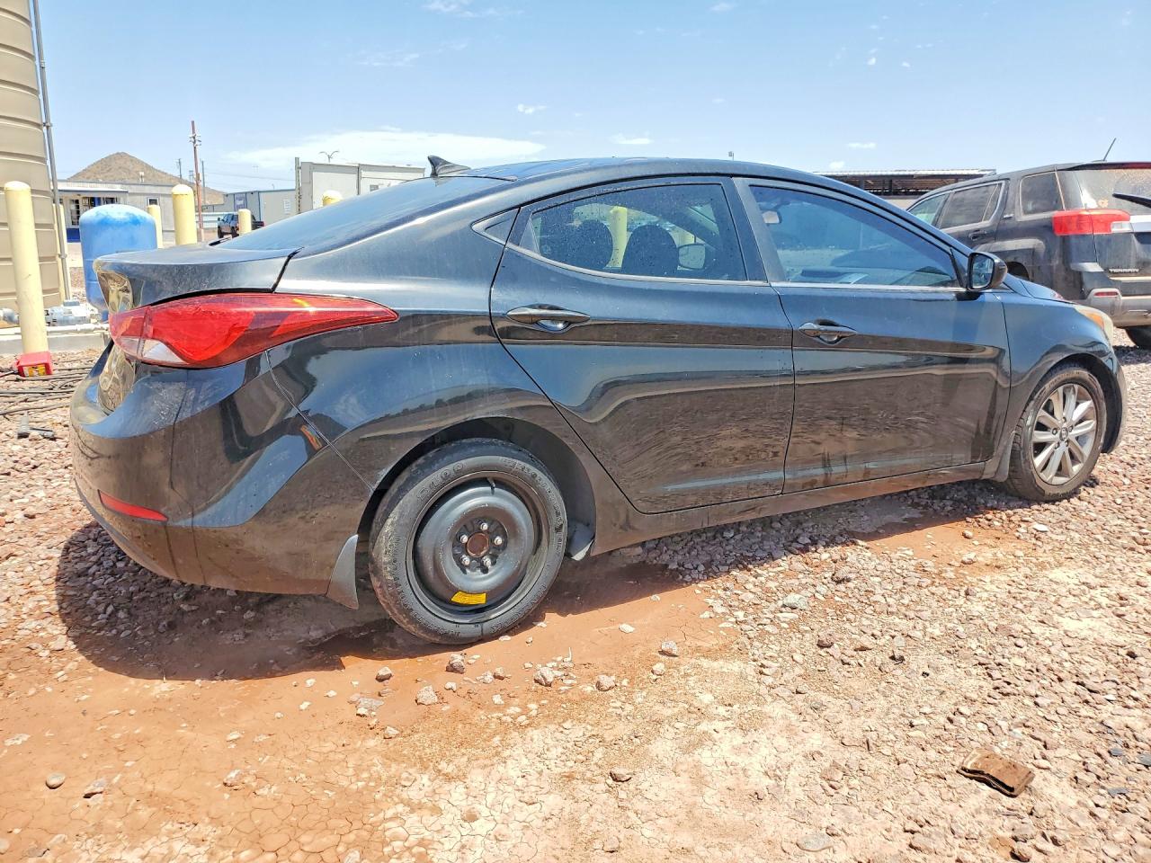 2015 Hyundai Elantra Se Black vin: 5NPDH4AE3FH590203