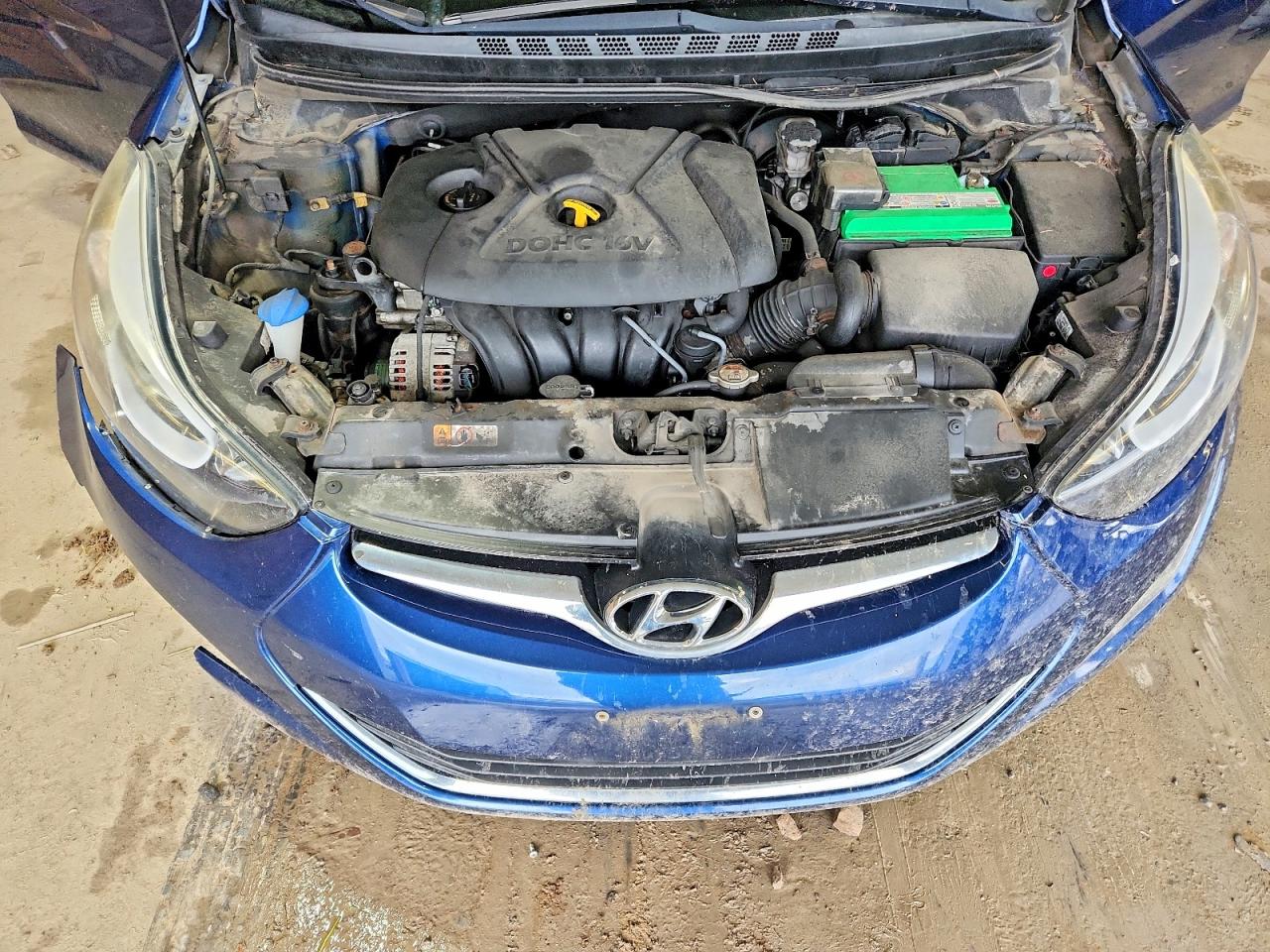 2015 Hyundai Elantra Se Синий vin: 5NPDH4AE3FH593053