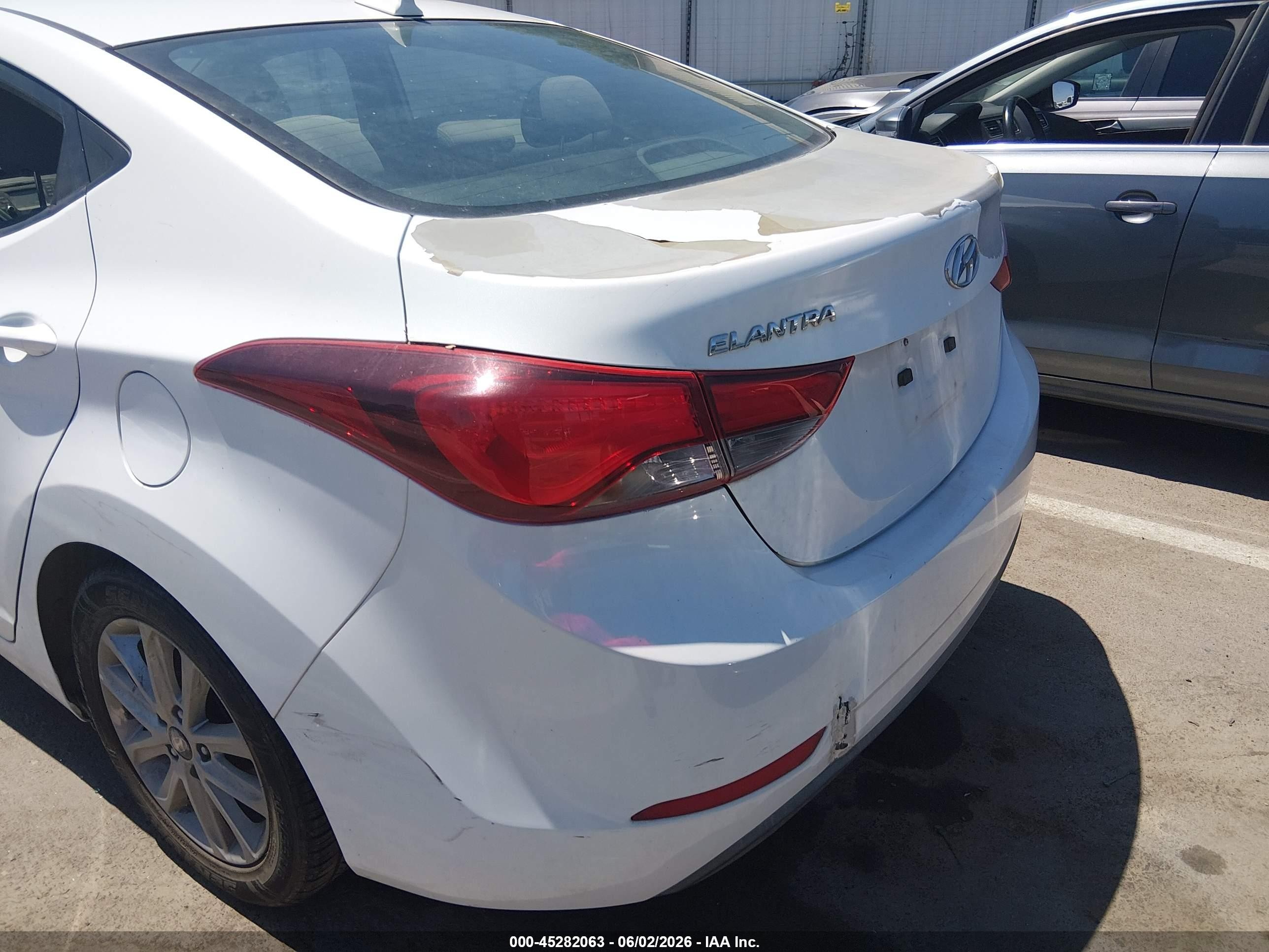 2015 Hyundai Elantra Se Белый vin: 5NPDH4AE3FH594008