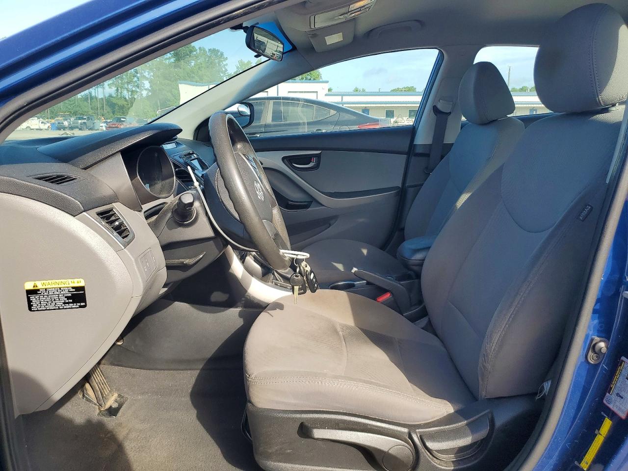 2015 Hyundai Elantra Se Blue vin: 5NPDH4AE3FH596180