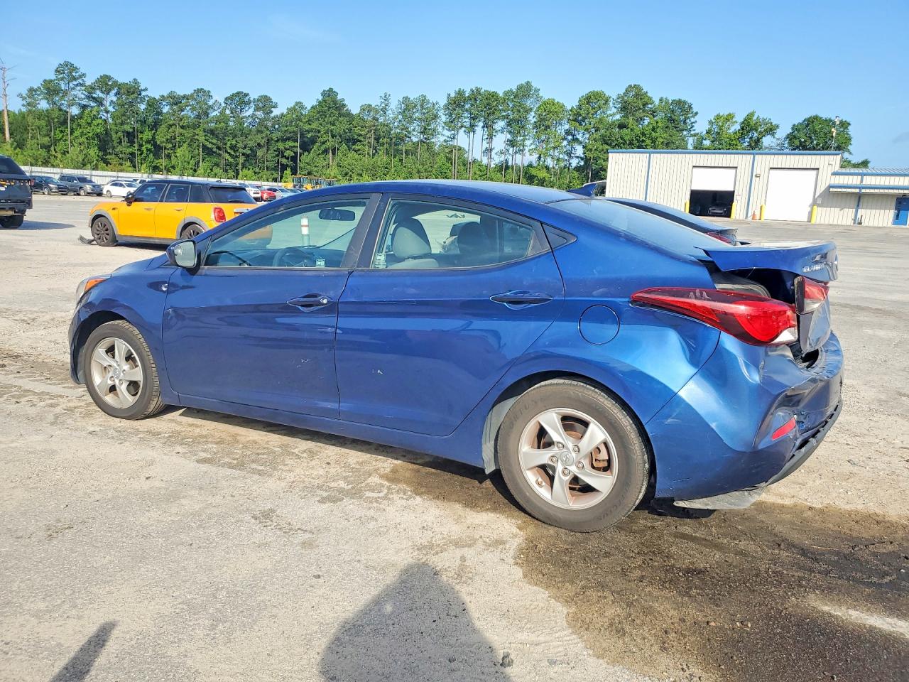 2015 Hyundai Elantra Se Blue vin: 5NPDH4AE3FH596180