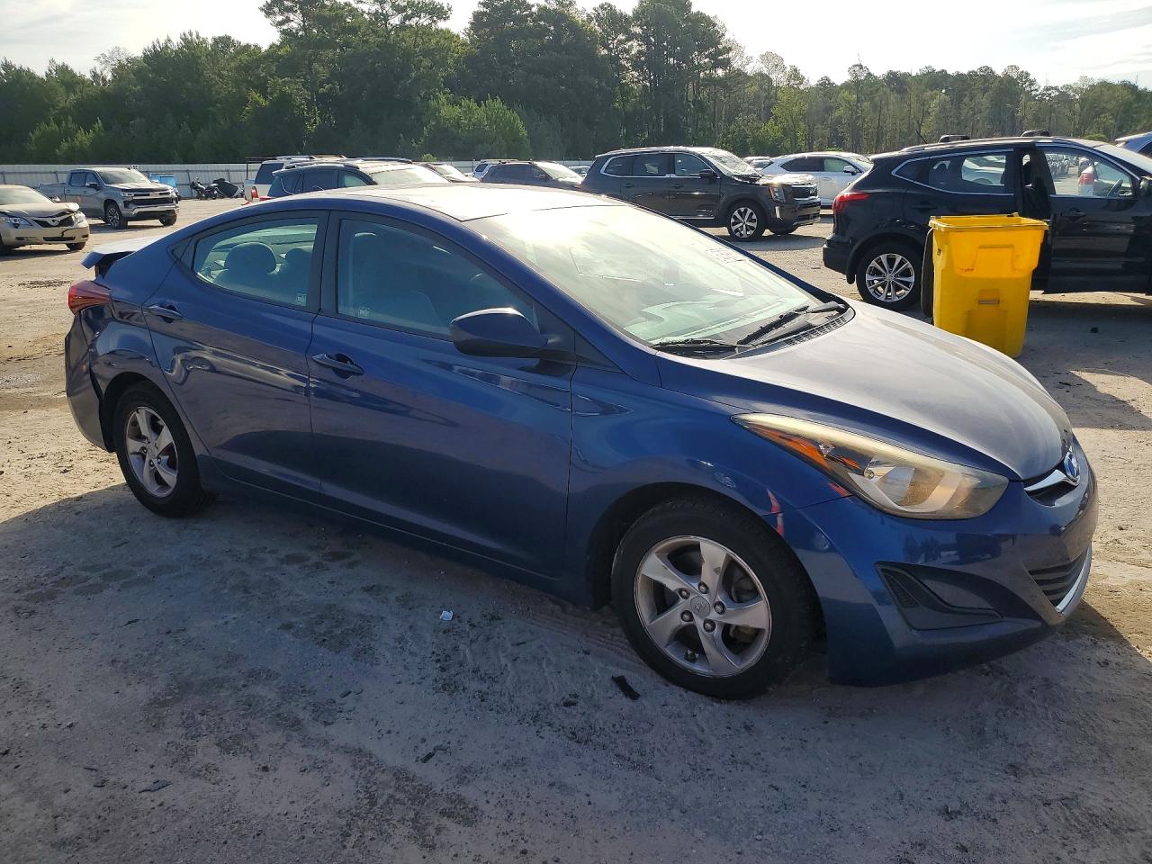 2015 Hyundai Elantra Se Blue vin: 5NPDH4AE3FH596180