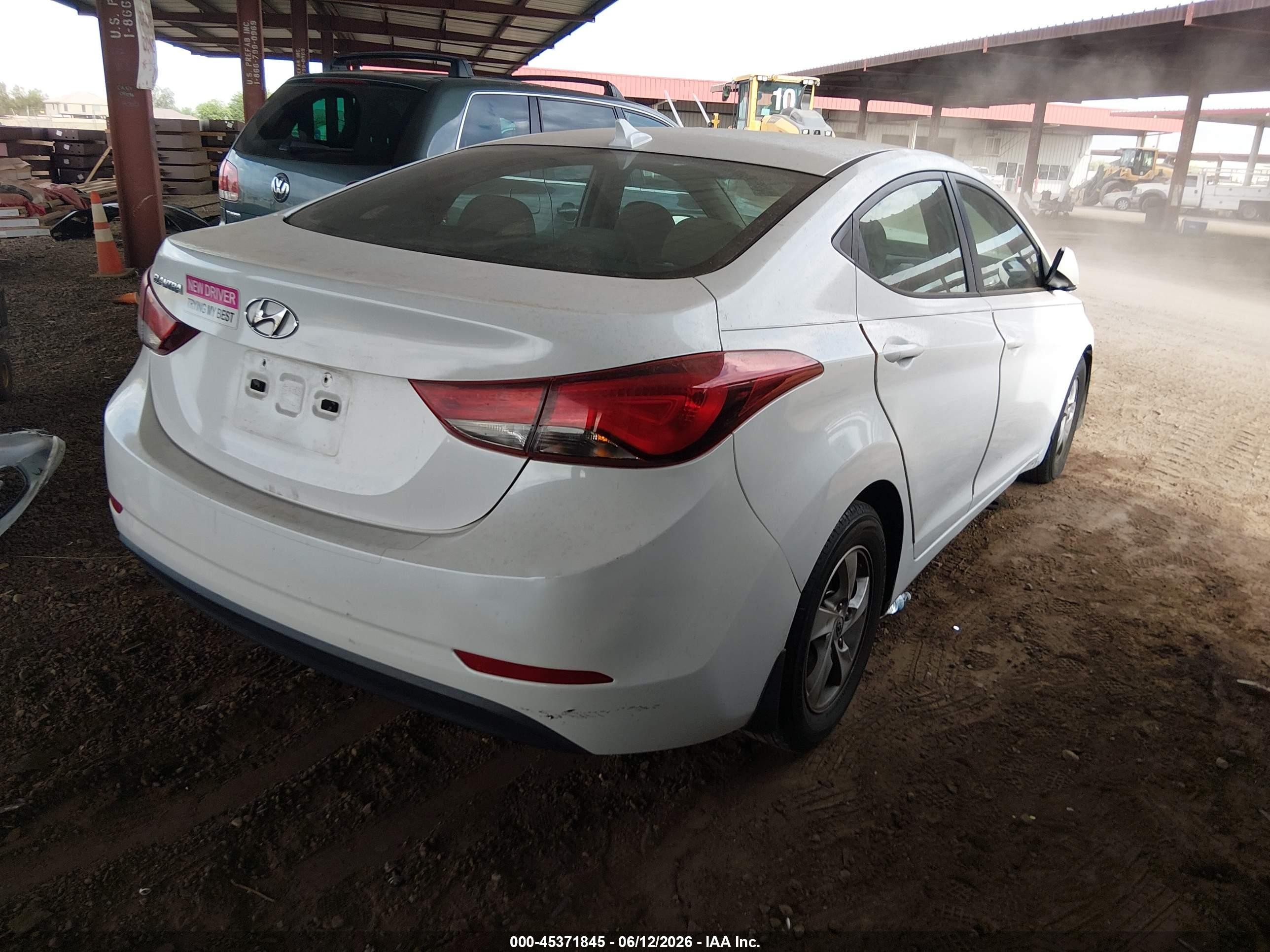 2015 Hyundai Elantra Se Белый vin: 5NPDH4AE3FH596809