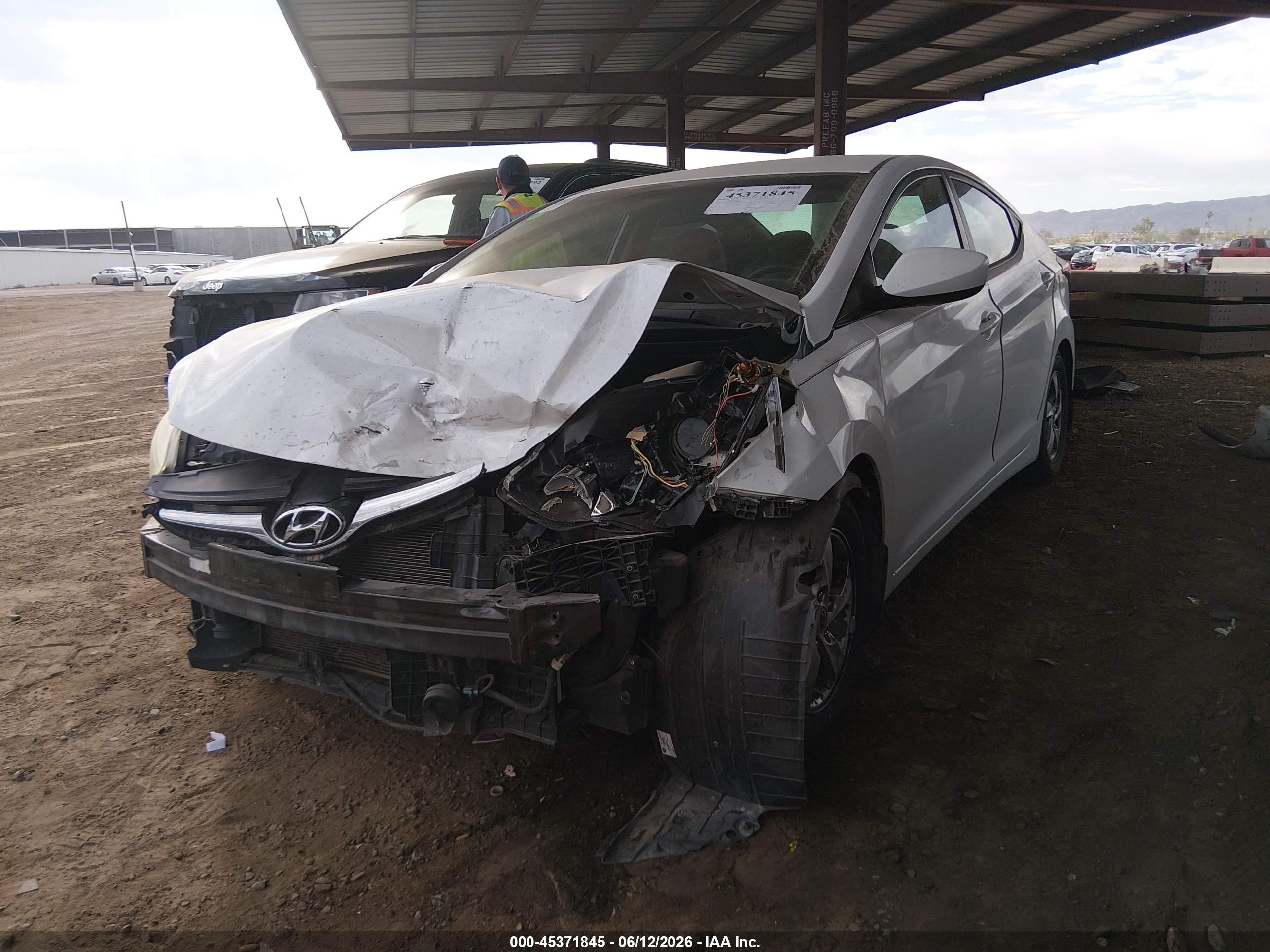 2015 Hyundai Elantra Se Белый vin: 5NPDH4AE3FH596809