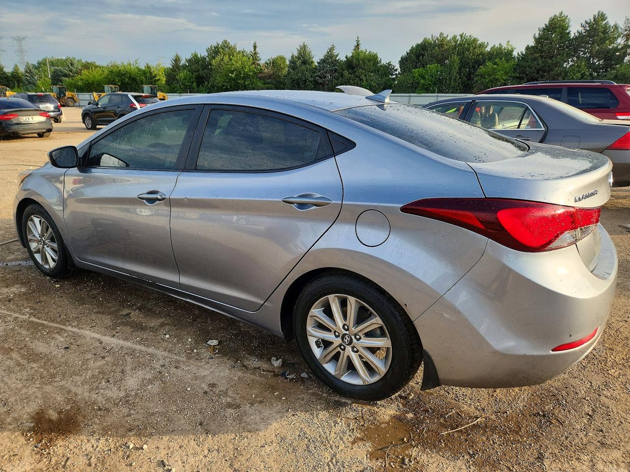 2015 Hyundai Elantra Se Silver vin: 5NPDH4AE3FH597085