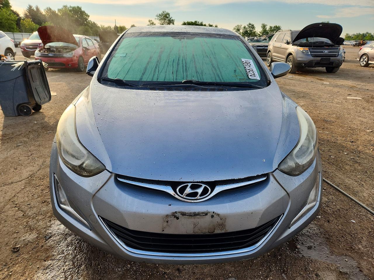 2015 Hyundai Elantra Se Silver vin: 5NPDH4AE3FH597085