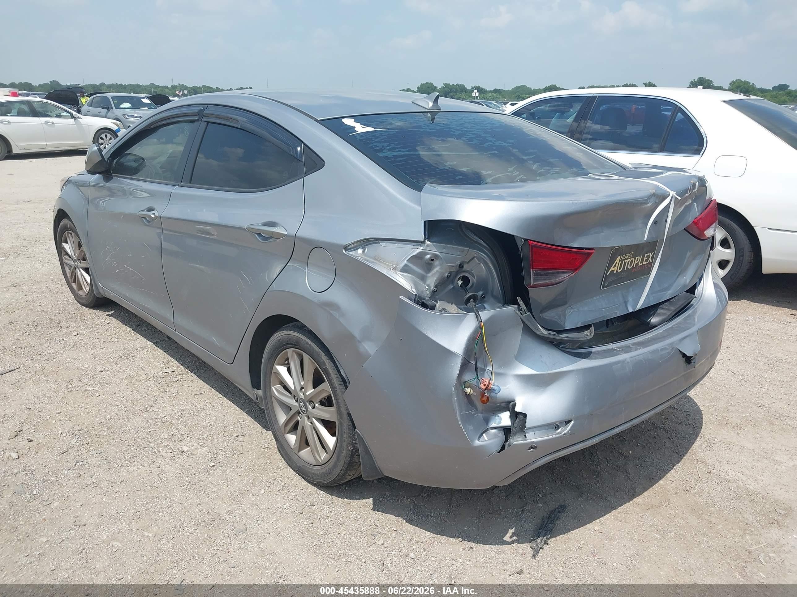 2015 Hyundai Elantra Se Silver vin: 5NPDH4AE3FH599774