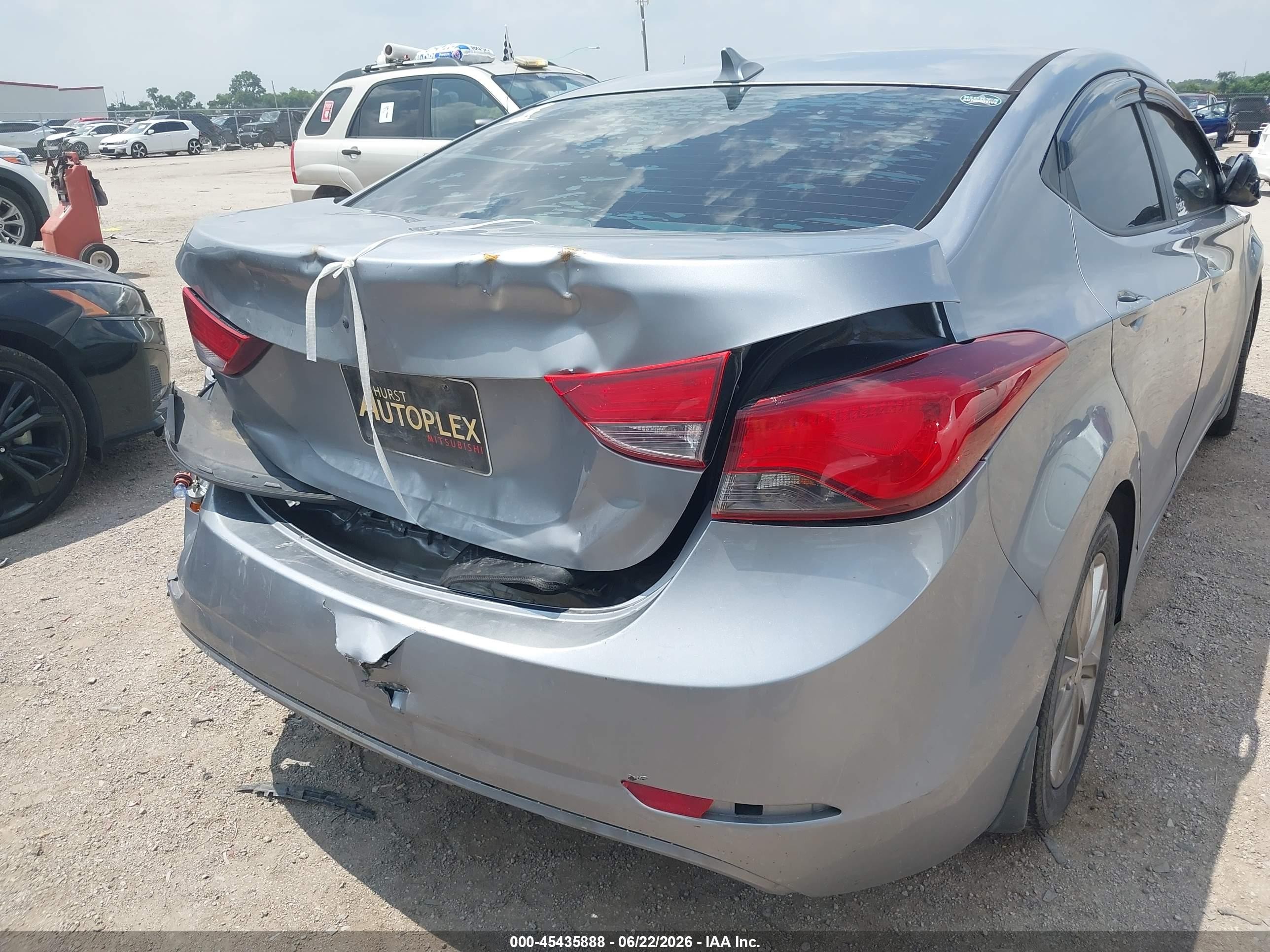 2015 Hyundai Elantra Se Silver vin: 5NPDH4AE3FH599774