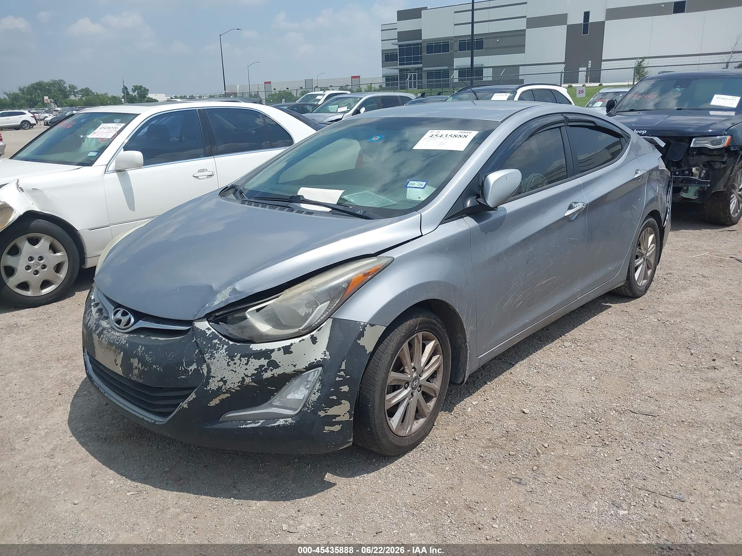 2015 Hyundai Elantra Se Silver vin: 5NPDH4AE3FH599774