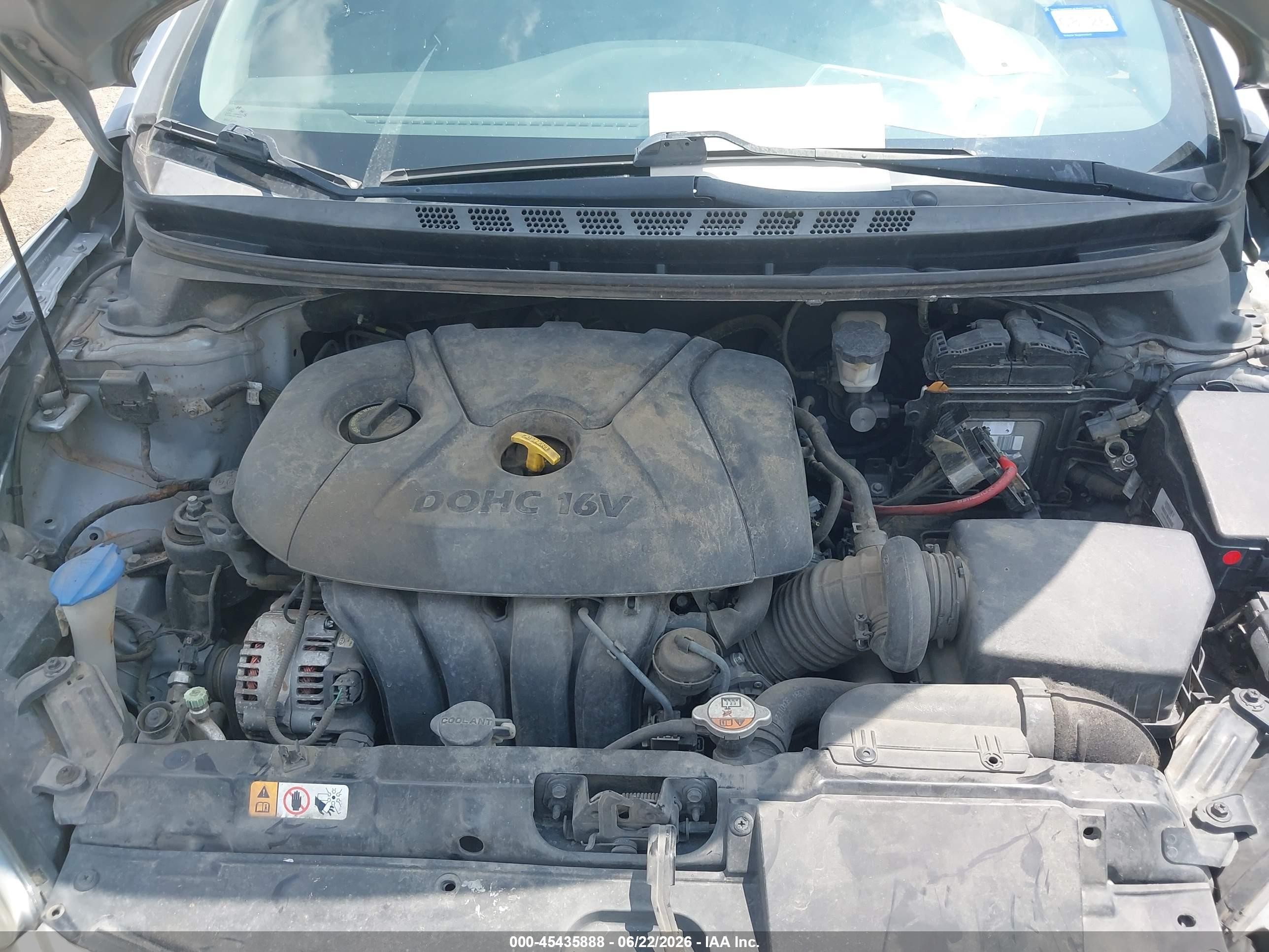2015 Hyundai Elantra Se Silver vin: 5NPDH4AE3FH599774