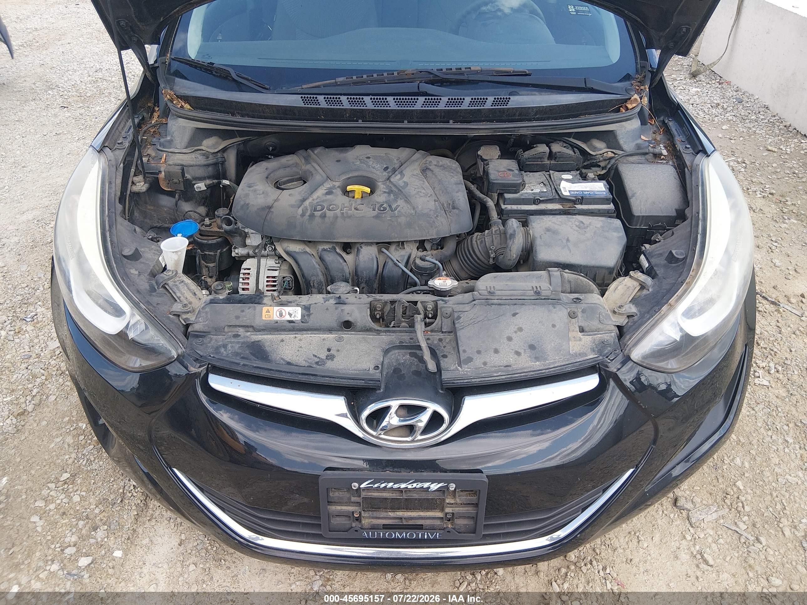 2015 Hyundai Elantra Se Black vin: 5NPDH4AE3FH602575