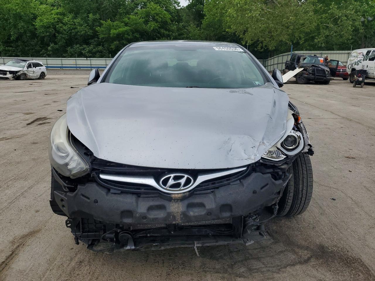 2015 Hyundai Elantra Se Silver vin: 5NPDH4AE3FH609574