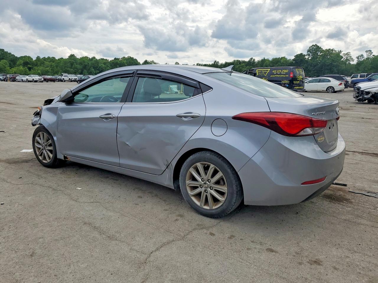 2015 Hyundai Elantra Se Silver vin: 5NPDH4AE3FH609574
