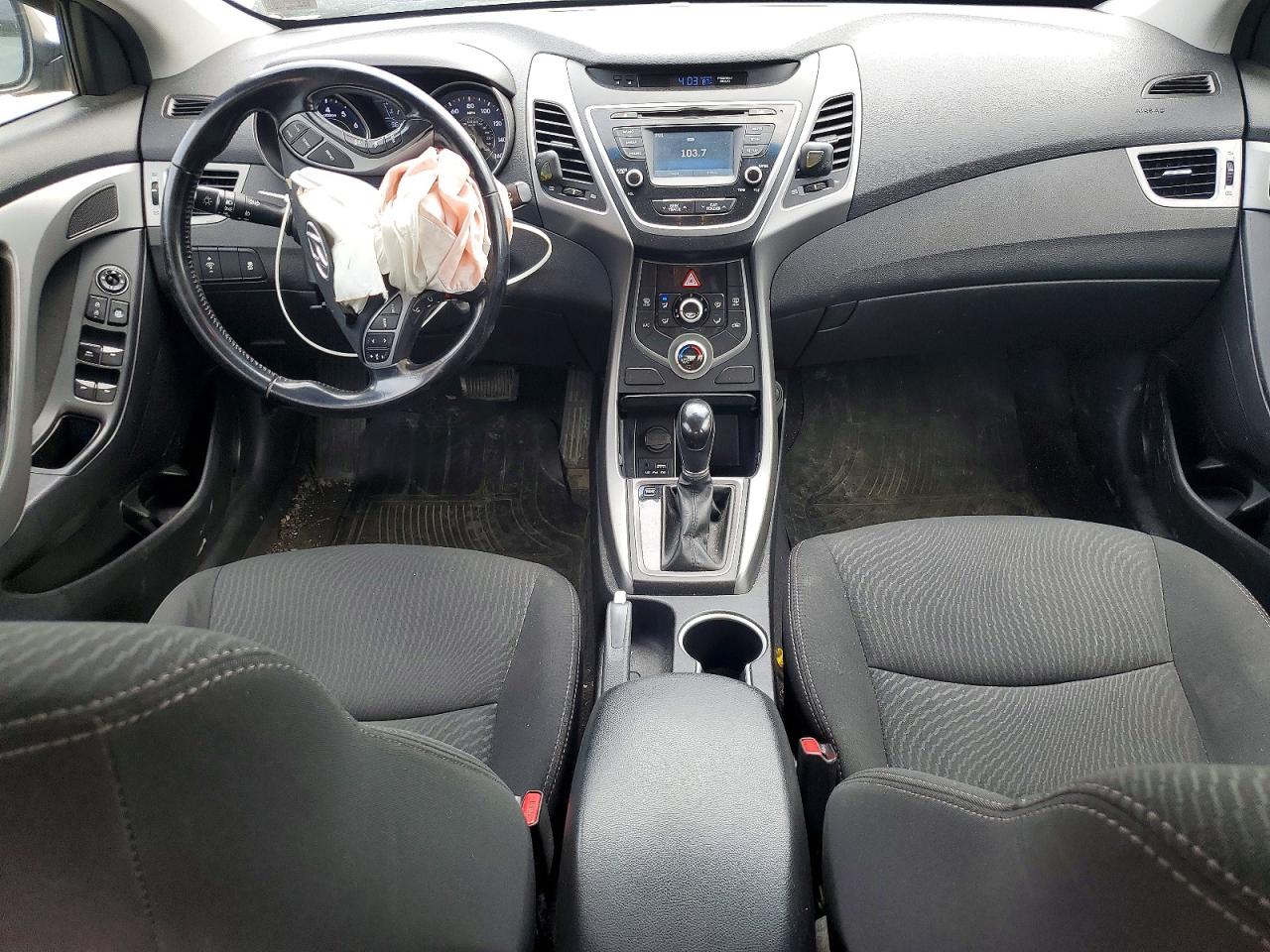 2015 Hyundai Elantra Se Silver vin: 5NPDH4AE3FH609574