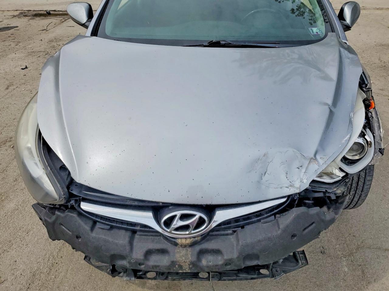2015 Hyundai Elantra Se Silver vin: 5NPDH4AE3FH609574