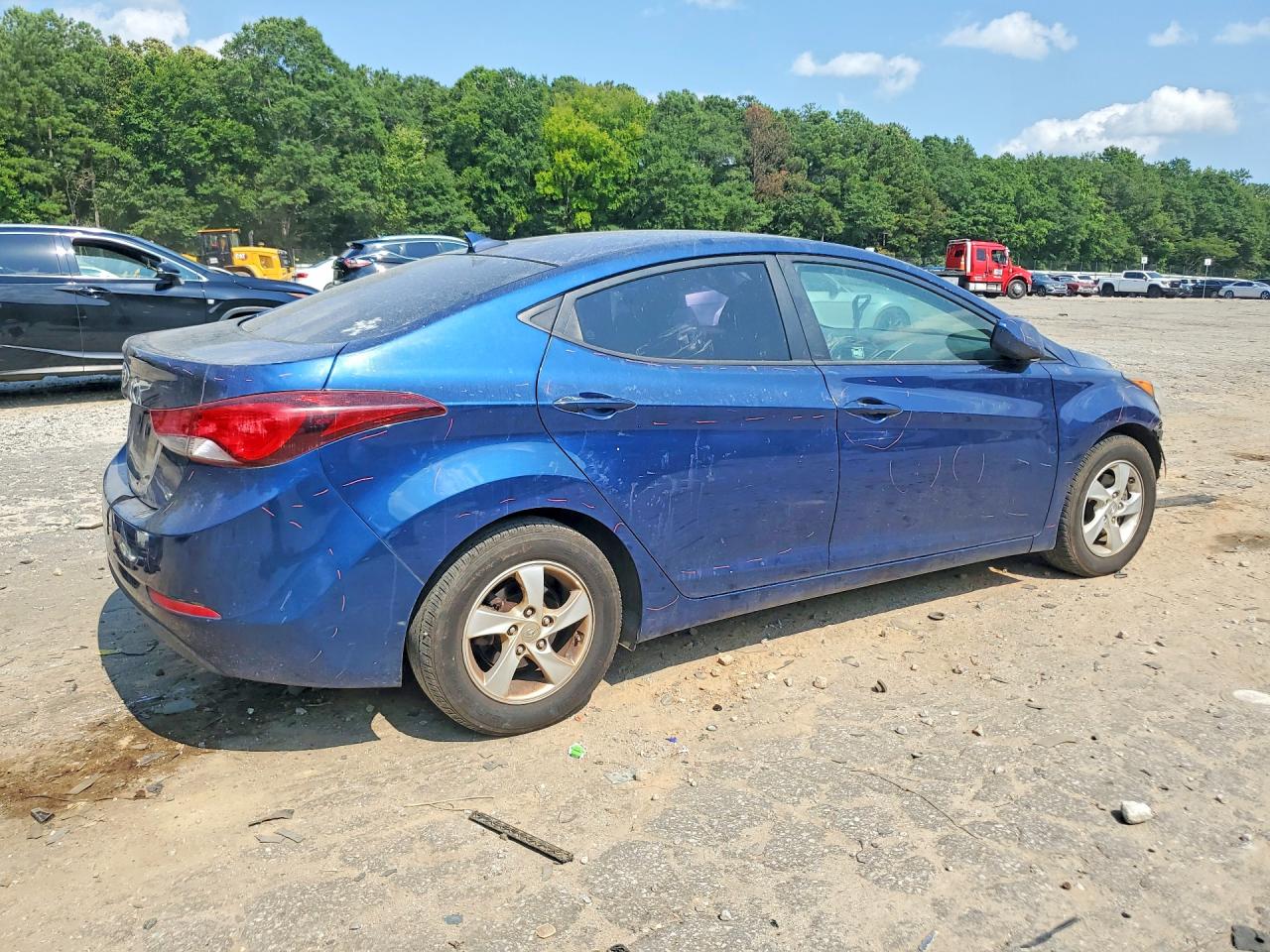 2015 Hyundai Elantra Se Синий vin: 5NPDH4AE3FH615021