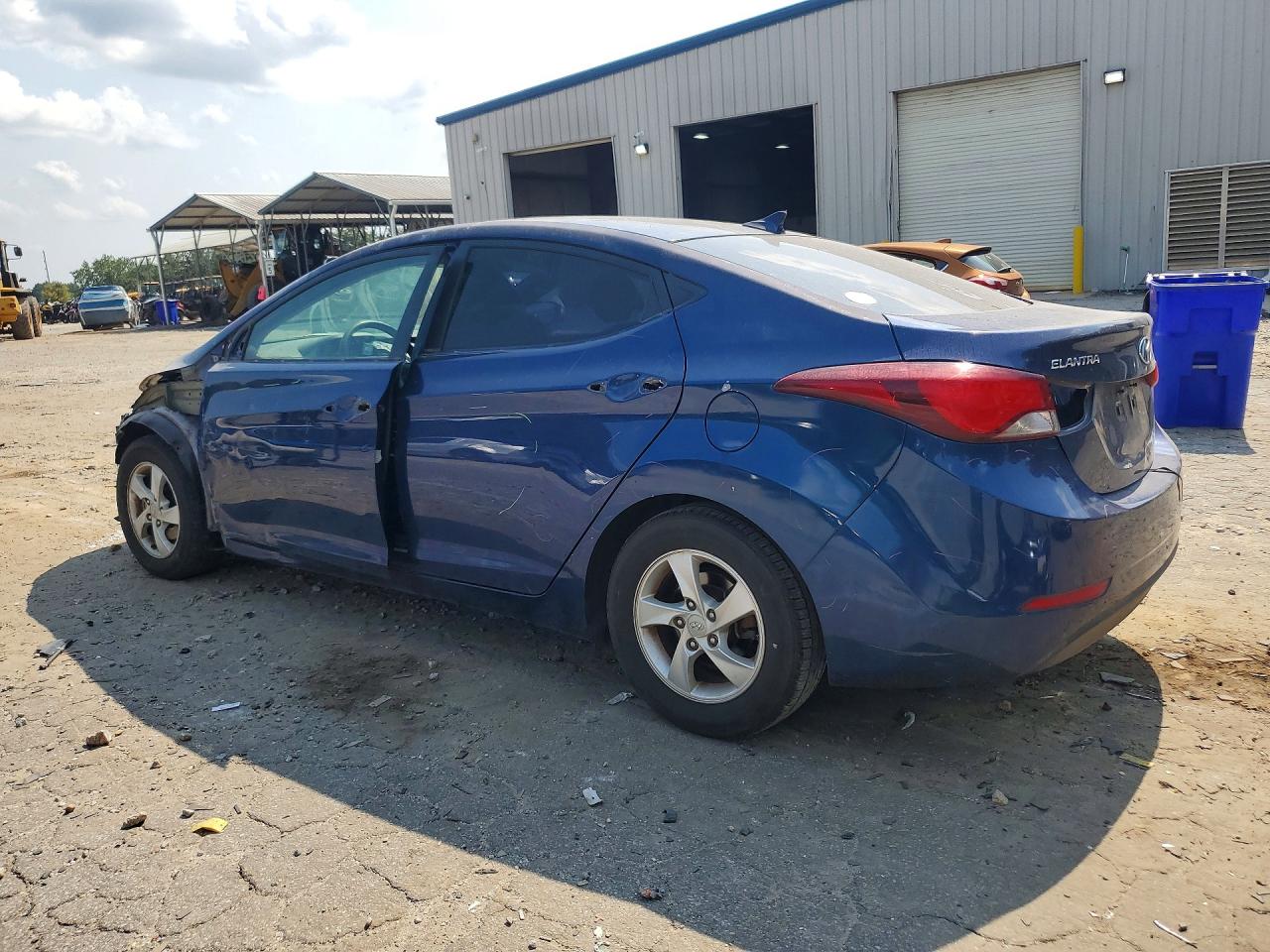 2015 Hyundai Elantra Se Синий vin: 5NPDH4AE3FH615021