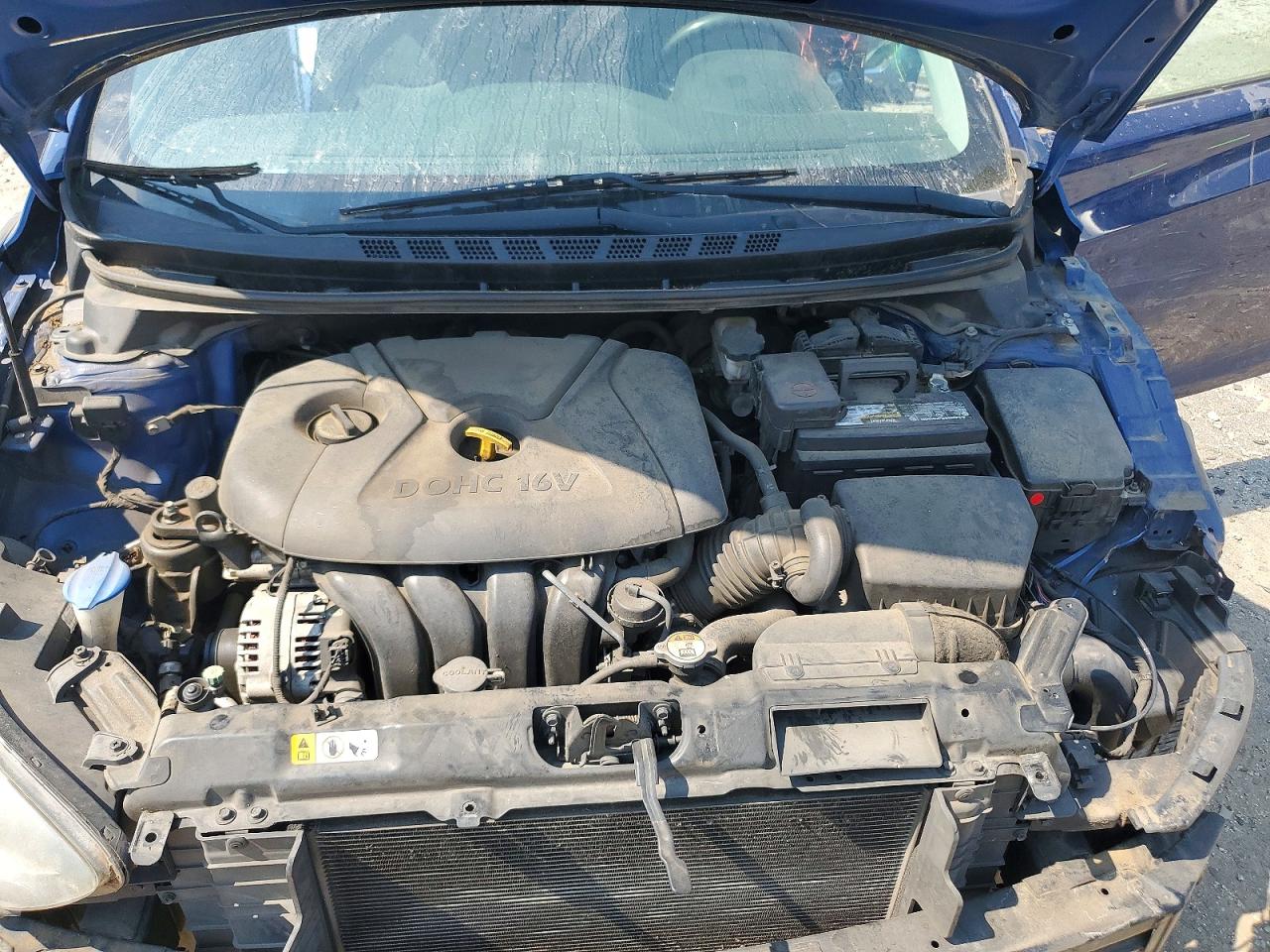 2015 Hyundai Elantra Se Синий vin: 5NPDH4AE3FH615021