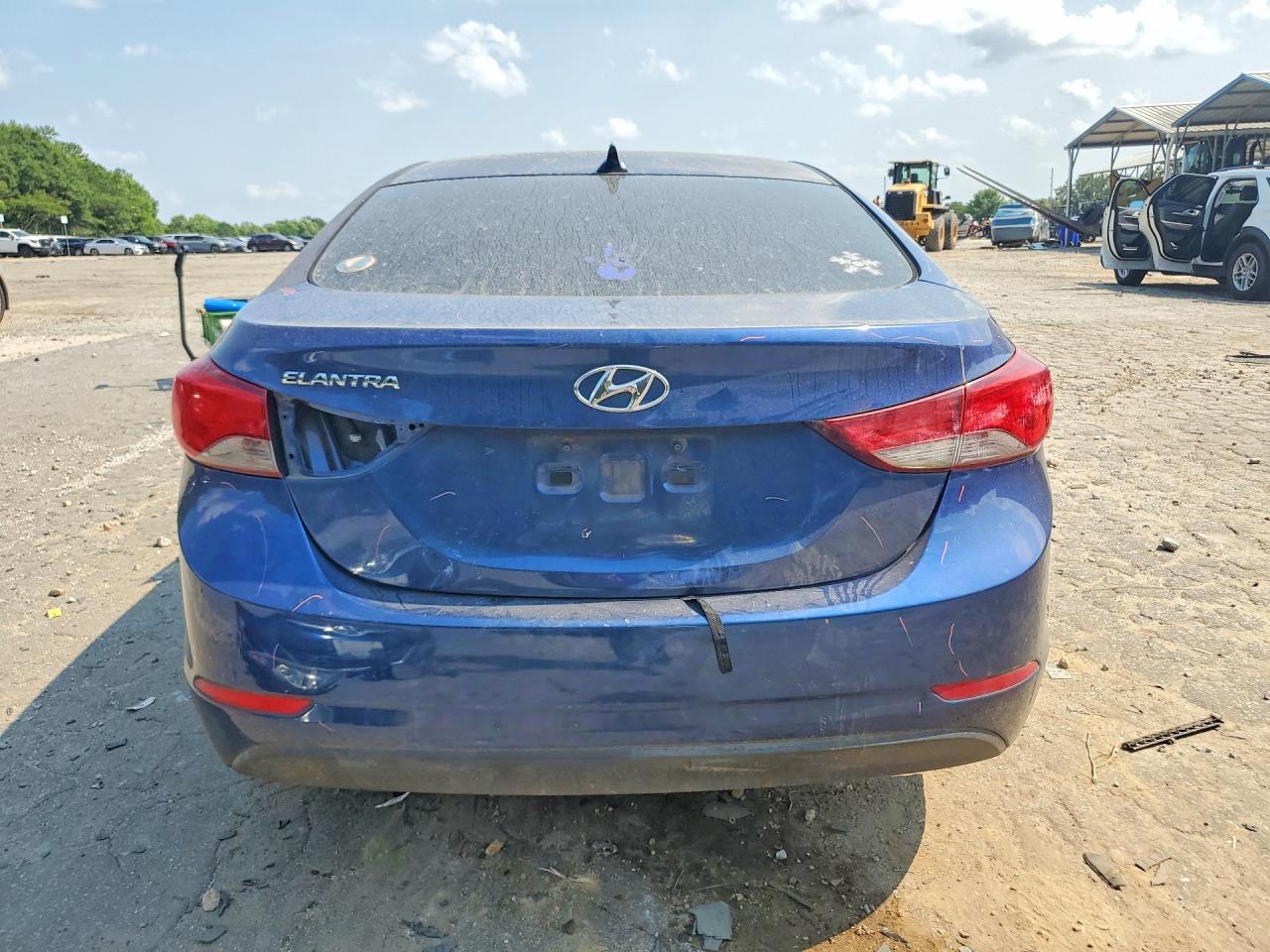 2015 Hyundai Elantra Se Синий vin: 5NPDH4AE3FH615021