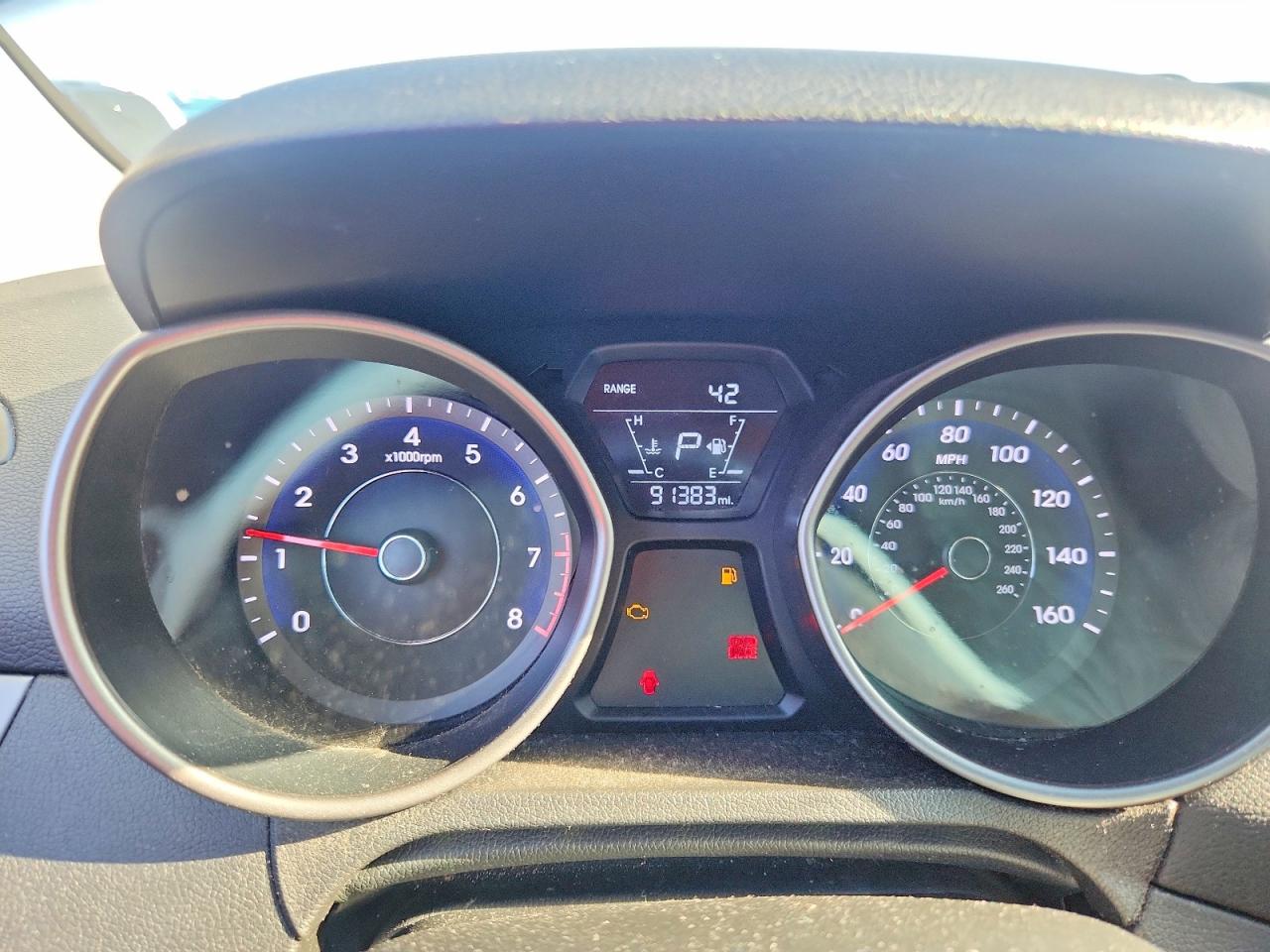 2015 Hyundai Elantra Limited Коричневый vin: 5NPDH4AE3FH615200