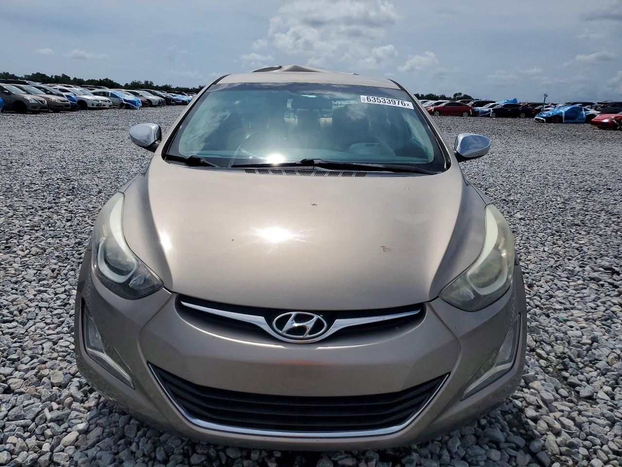 2015 Hyundai Elantra Se Beige vin: 5NPDH4AE3FH617125