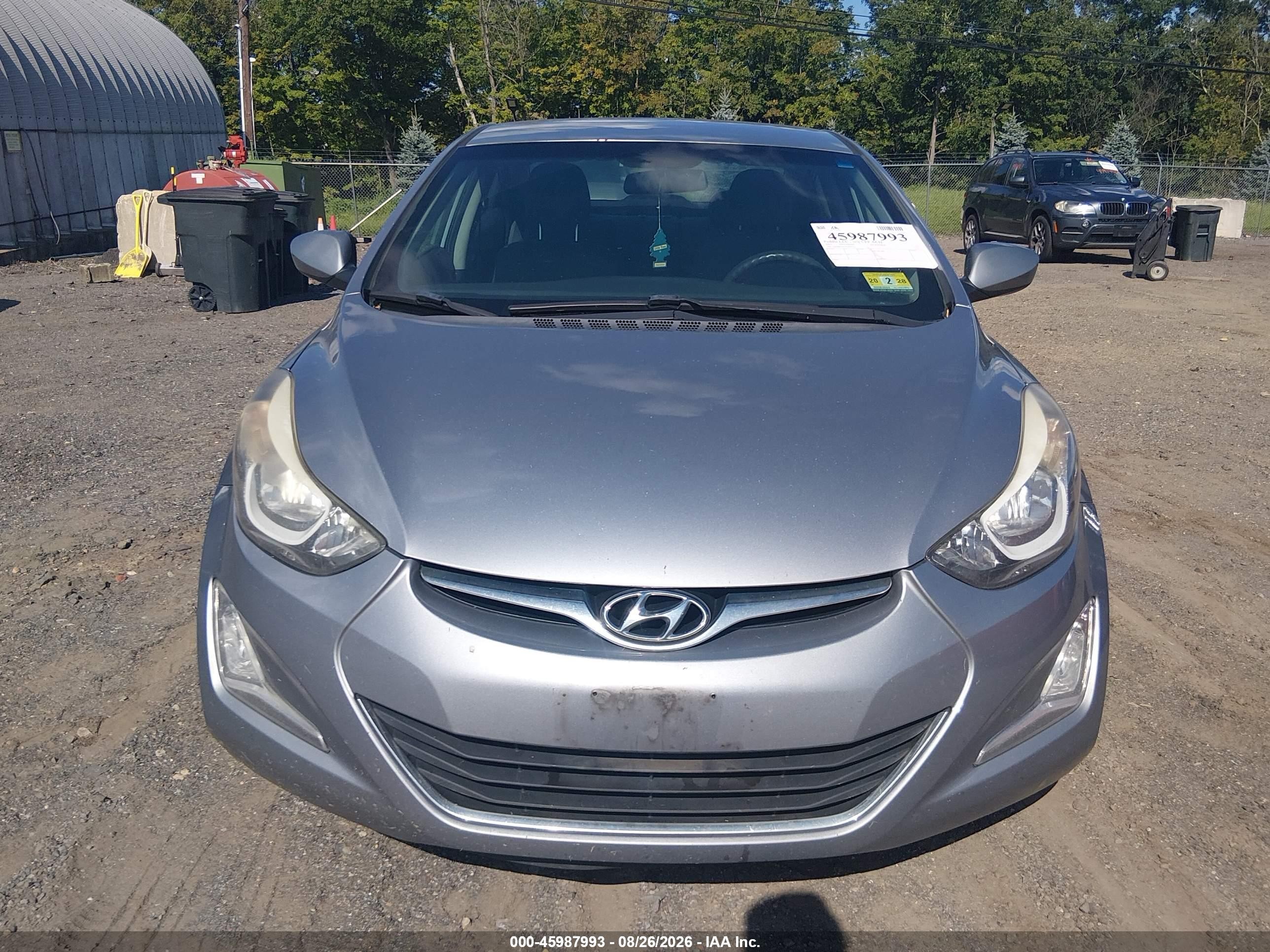 2015 Hyundai Elantra Se Silver vin: 5NPDH4AE3FH621112