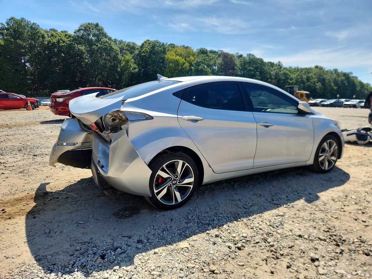 2015 Hyundai Elantra Se Silver vin: 5NPDH4AE3FH622728