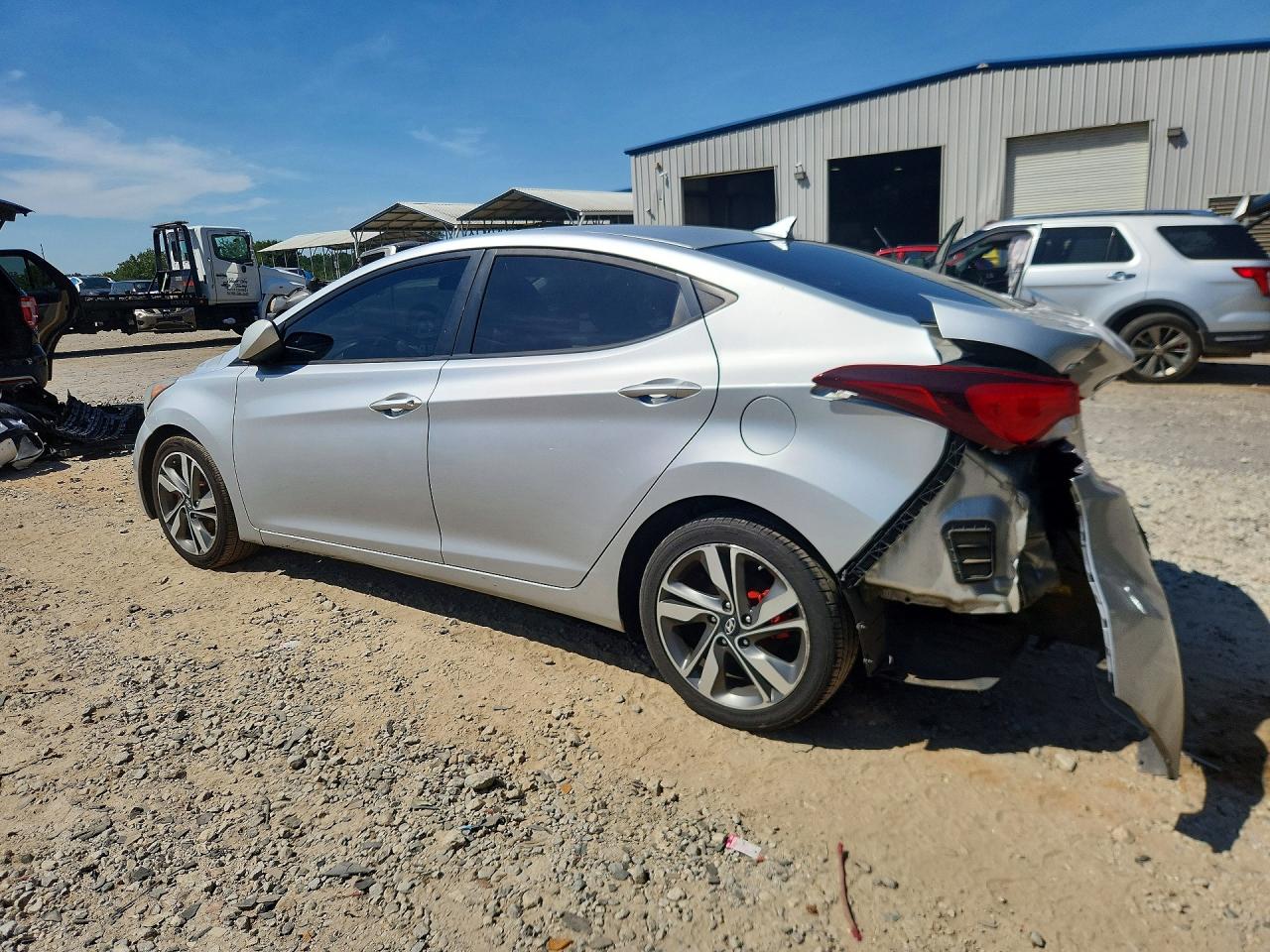 2015 Hyundai Elantra Se Silver vin: 5NPDH4AE3FH622728