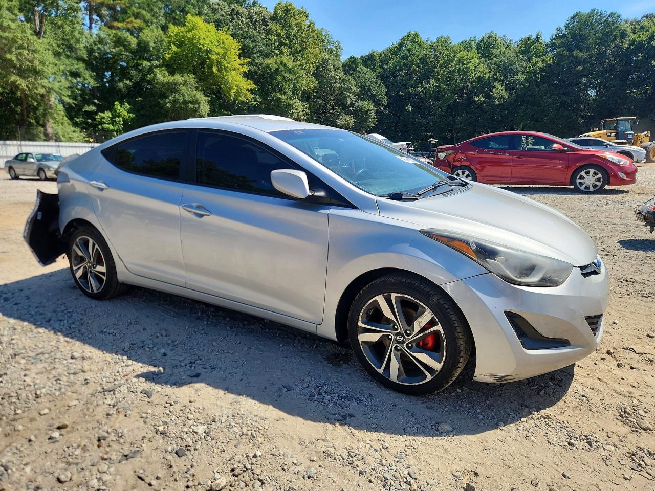 2015 Hyundai Elantra Se Silver vin: 5NPDH4AE3FH622728