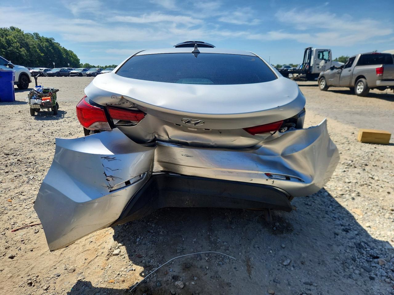 2015 Hyundai Elantra Se Silver vin: 5NPDH4AE3FH622728