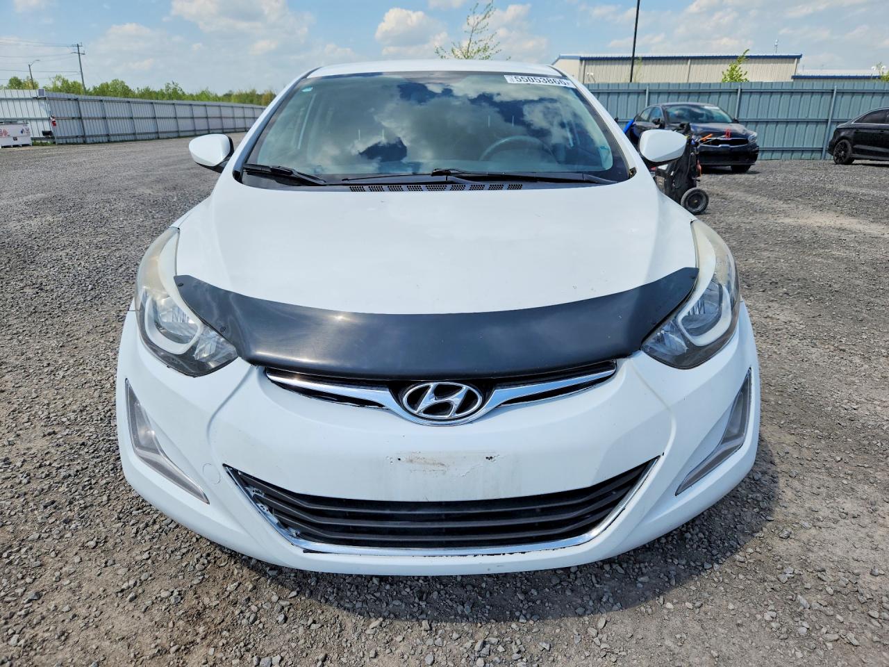 2015 Hyundai Elantra Se White vin: 5NPDH4AE3FH627203
