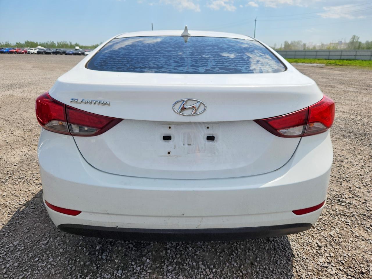 2015 Hyundai Elantra Se White vin: 5NPDH4AE3FH627203