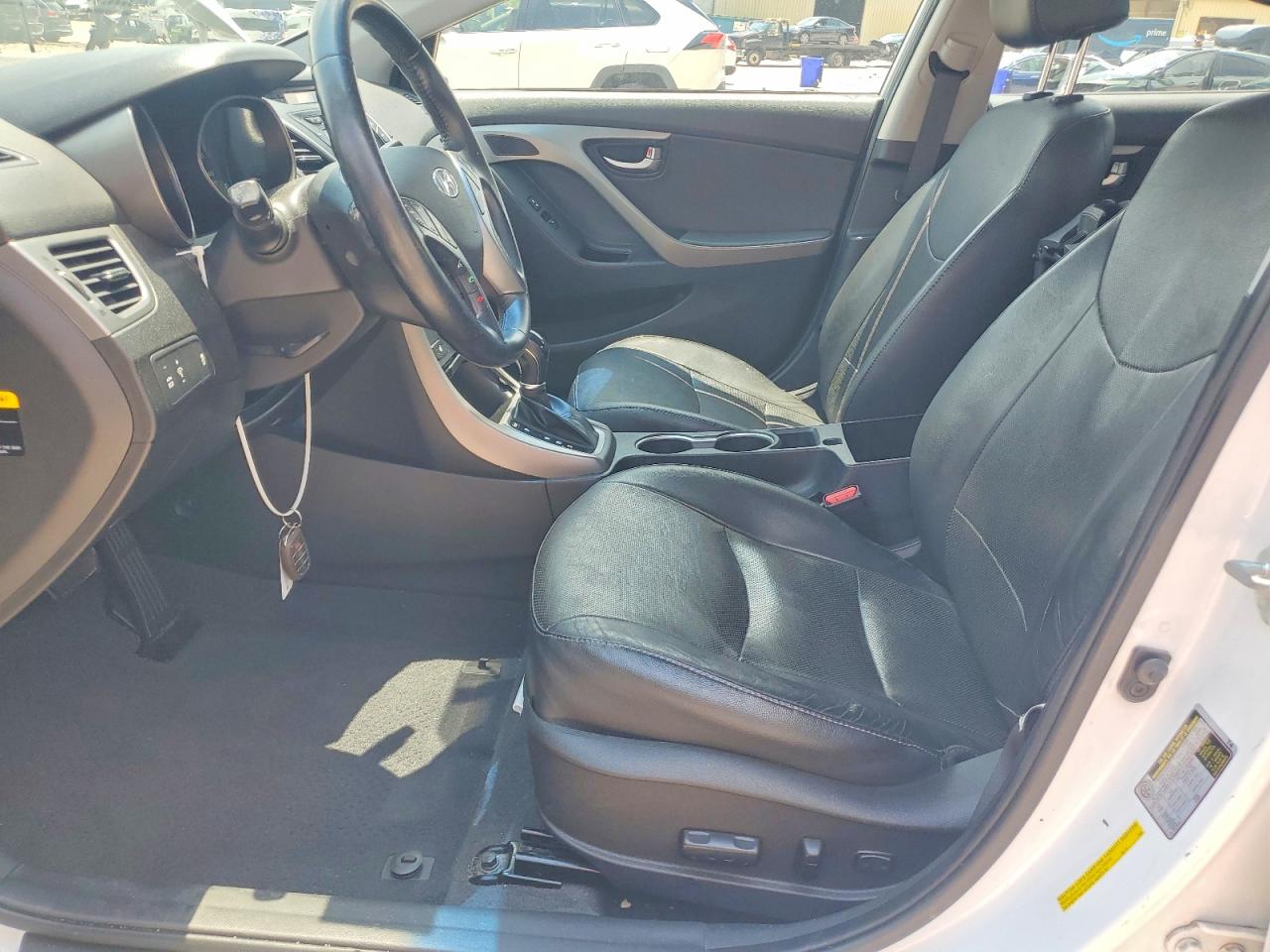 2015 Hyundai Elantra Limited White vin: 5NPDH4AE3FH630859