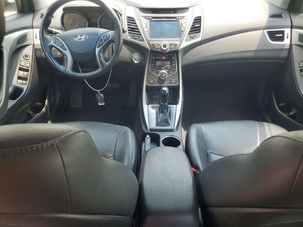 2015 Hyundai Elantra Limited White vin: 5NPDH4AE3FH630859