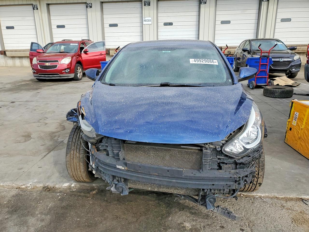 2015 Hyundai Elantra Se Синий vin: 5NPDH4AE3FH632014
