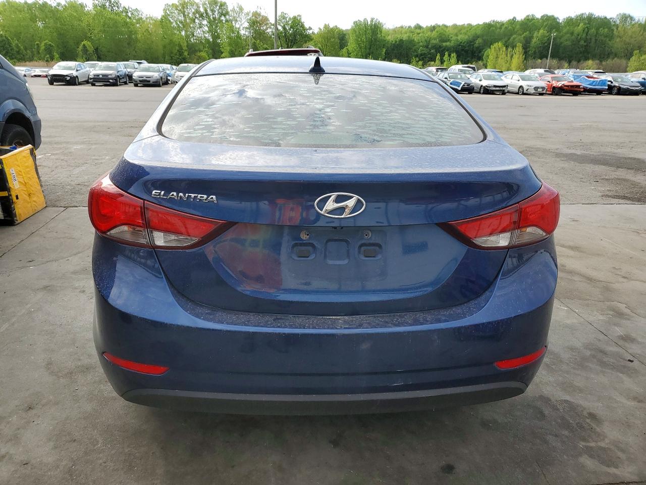 2015 Hyundai Elantra Se Синий vin: 5NPDH4AE3FH632014