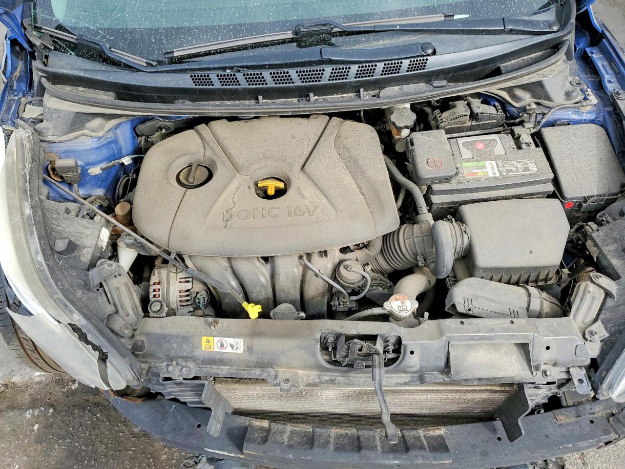 2015 Hyundai Elantra Se Синий vin: 5NPDH4AE3FH632014