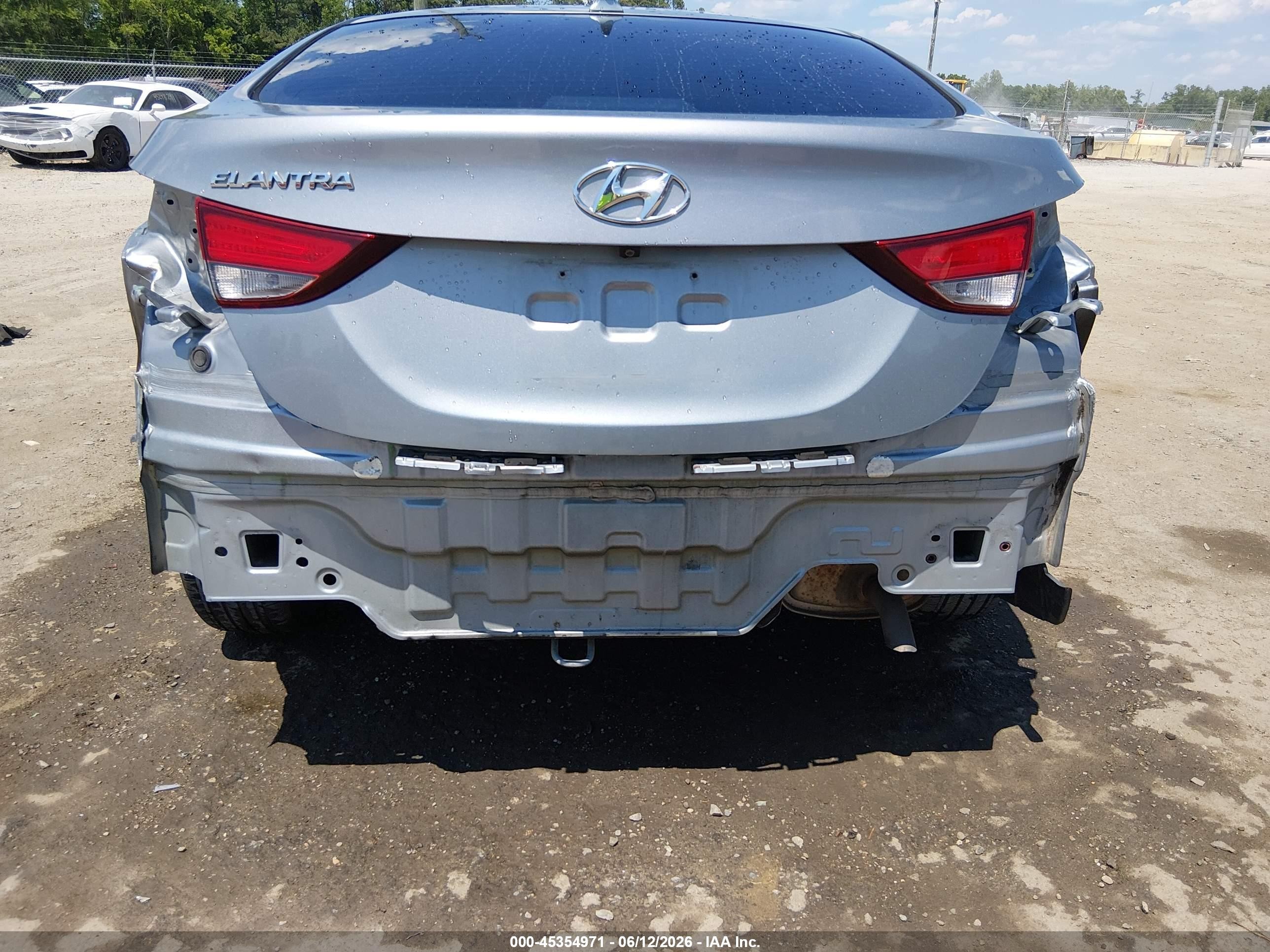 2015 Hyundai Elantra Se Gray vin: 5NPDH4AE3FH633602