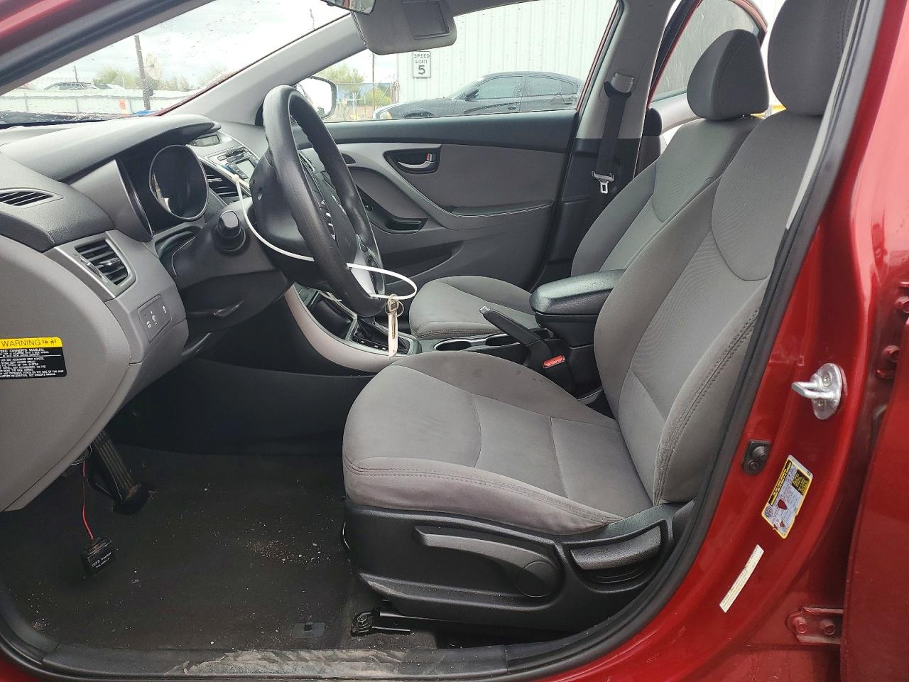 2015 Hyundai Elantra Se Red vin: 5NPDH4AE3FH639884