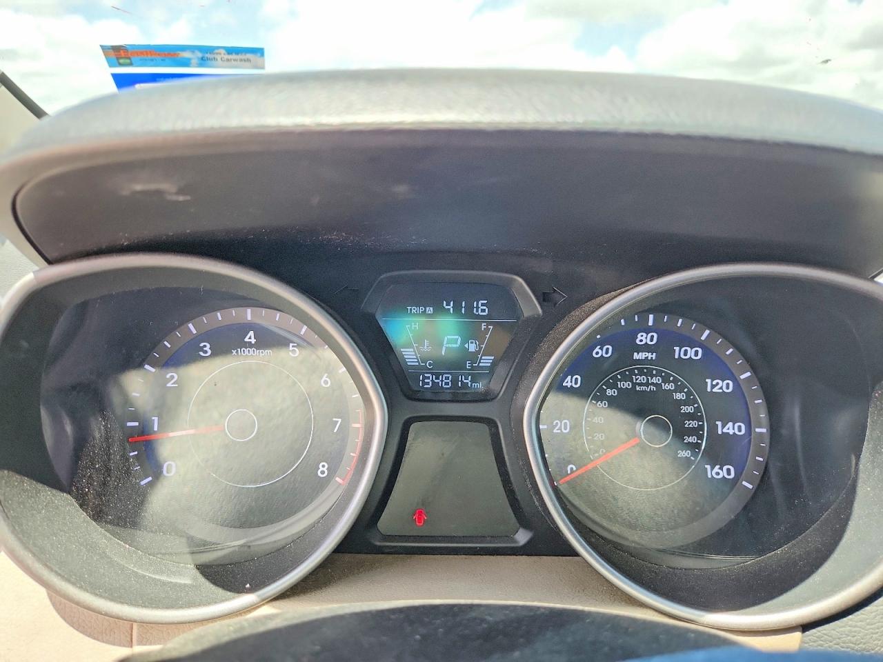 2015 Hyundai Elantra Se Синий vin: 5NPDH4AE3FH640646