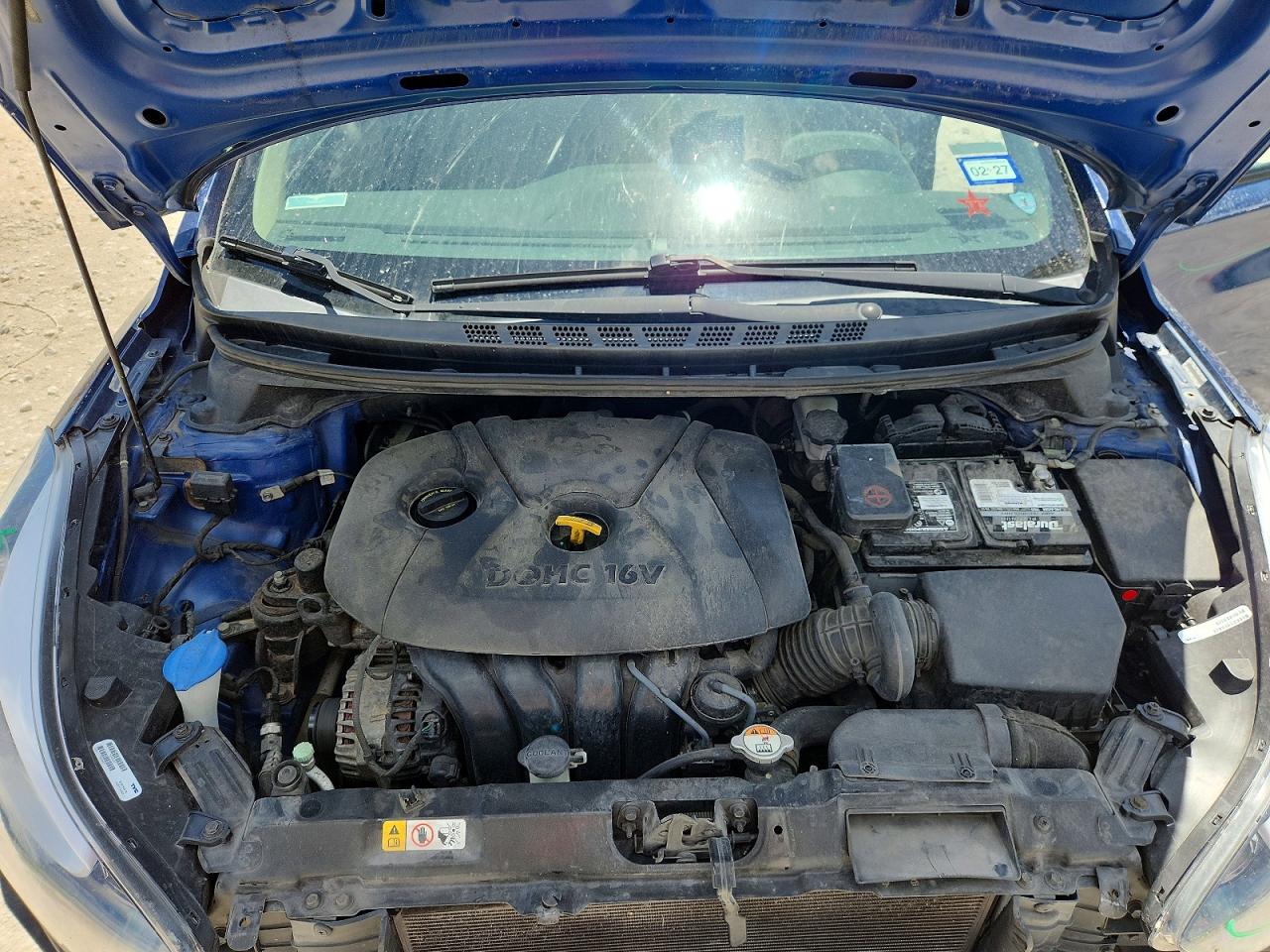 2015 Hyundai Elantra Se Синий vin: 5NPDH4AE3FH640646