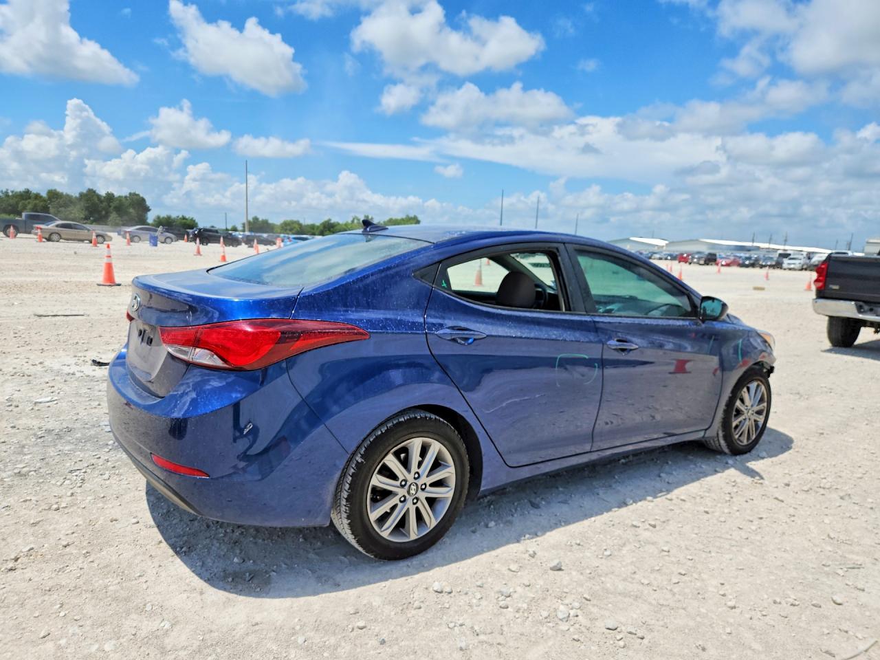 2015 Hyundai Elantra Se Синий vin: 5NPDH4AE3FH640646