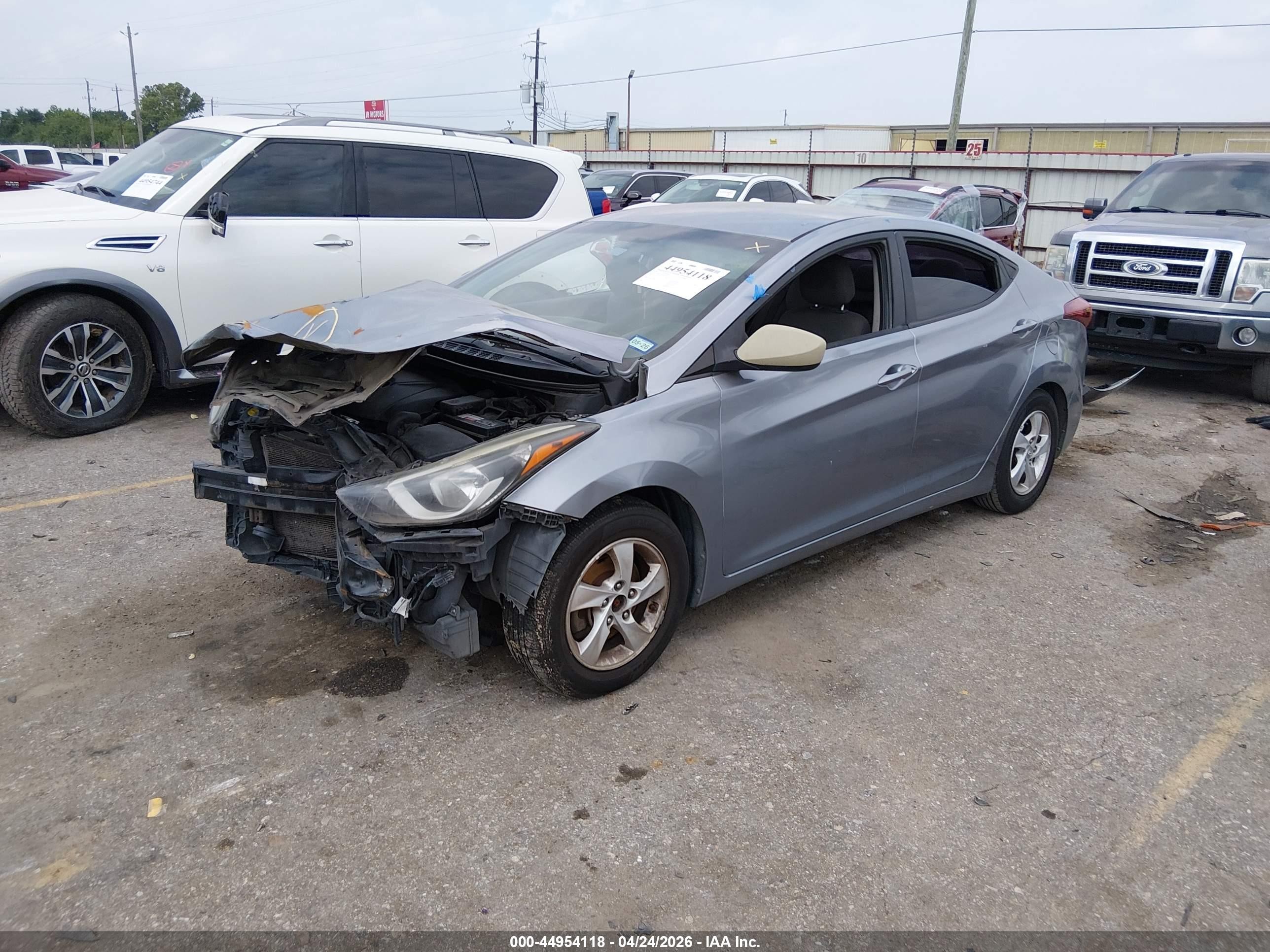 2015 Hyundai Elantra Se Silver vin: 5NPDH4AE3FH640775