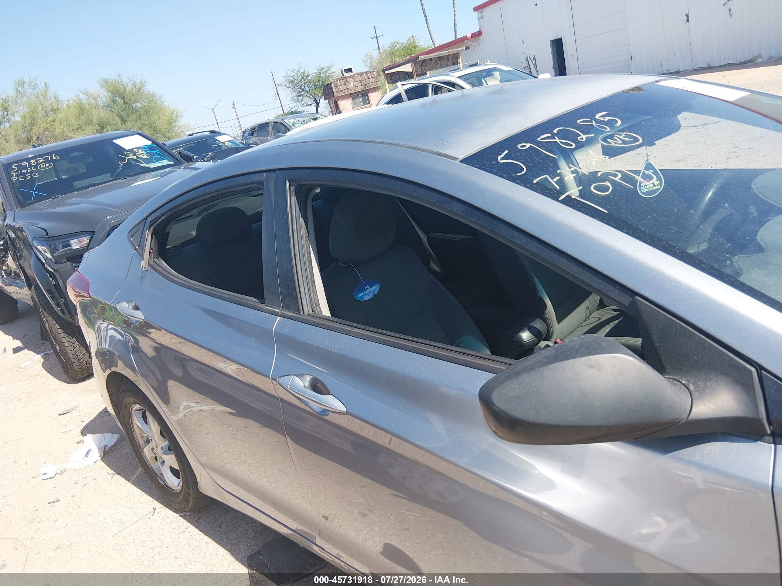 2015 Hyundai Elantra Se Silver vin: 5NPDH4AE3FH649864