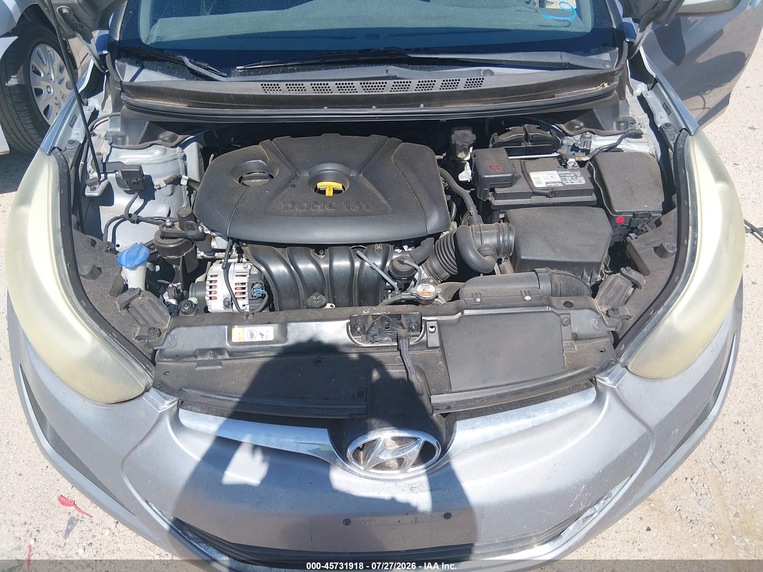 2015 Hyundai Elantra Se Silver vin: 5NPDH4AE3FH649864
