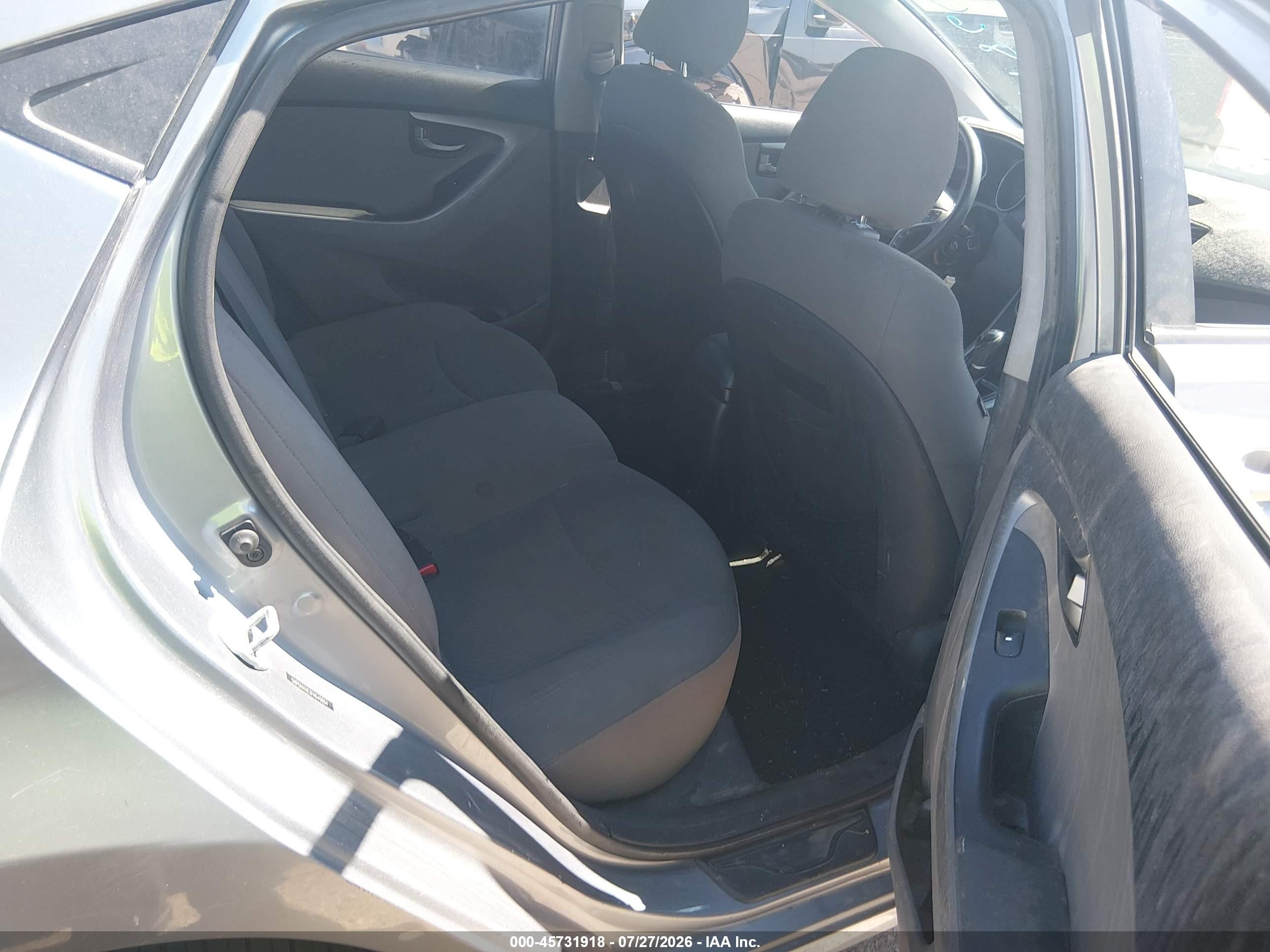 2015 Hyundai Elantra Se Silver vin: 5NPDH4AE3FH649864