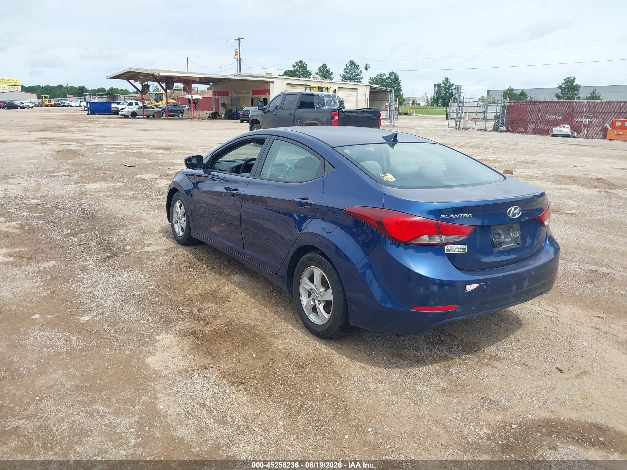 2015 Hyundai Elantra Se Синий vin: 5NPDH4AE3FH650108