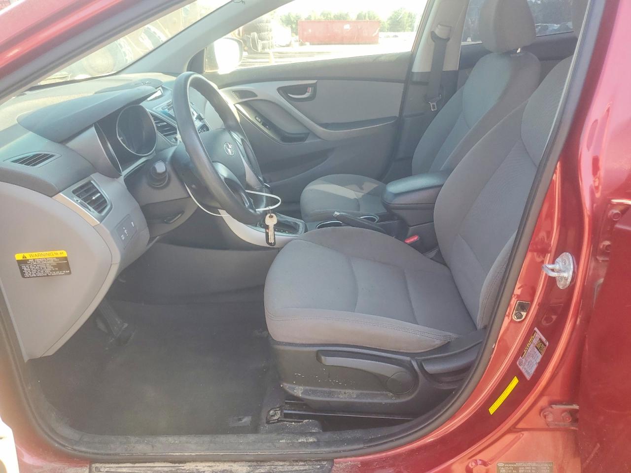 2015 Hyundai Elantra Se Burgundy vin: 5NPDH4AE3FH650531