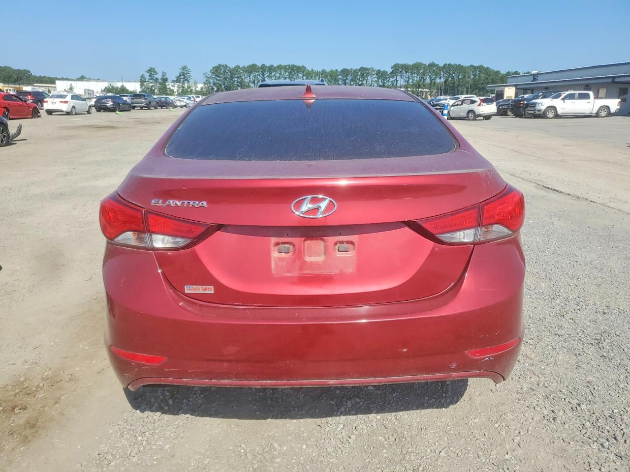 2015 Hyundai Elantra Se Burgundy vin: 5NPDH4AE3FH650531